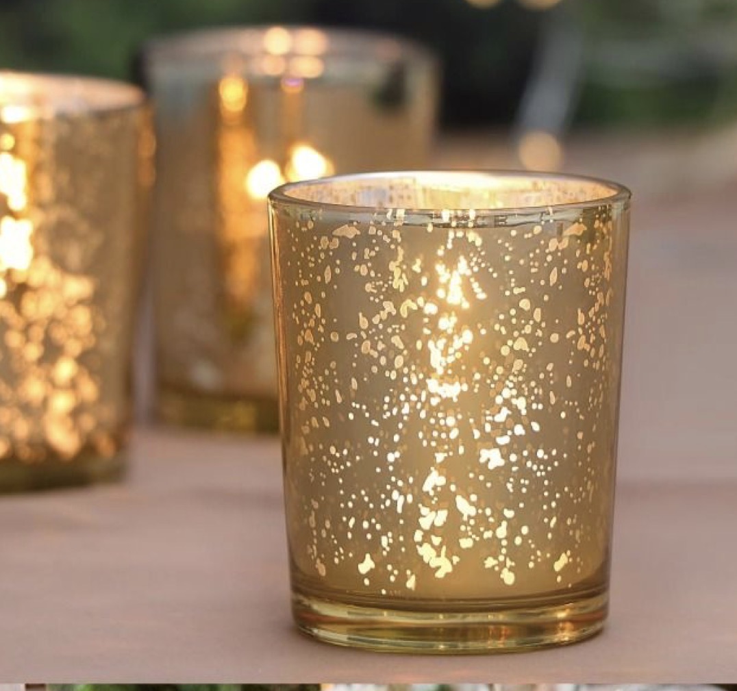Gold Mercury Votives
