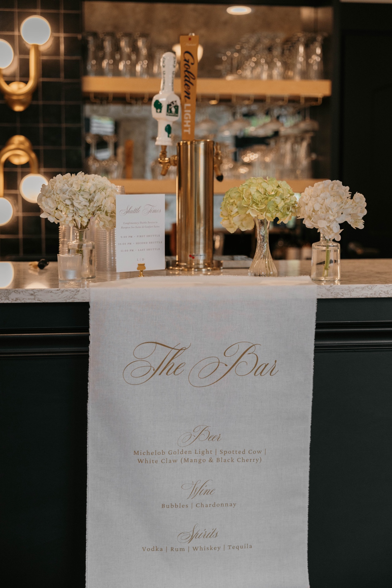 Custom Linen Bar Banner
